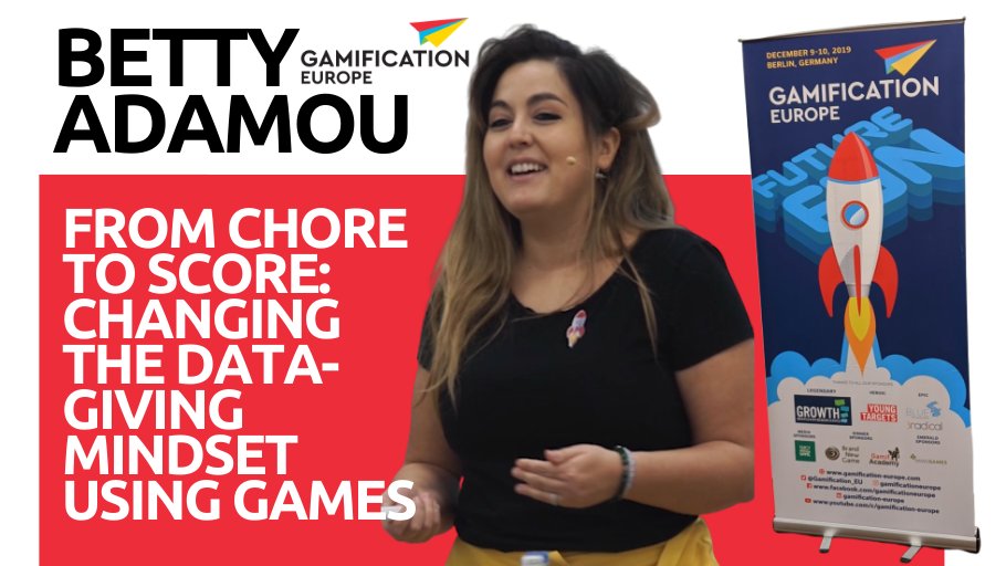 Betty Adamou from Chore to Score Gamification Europe Keynote Berlin 2019