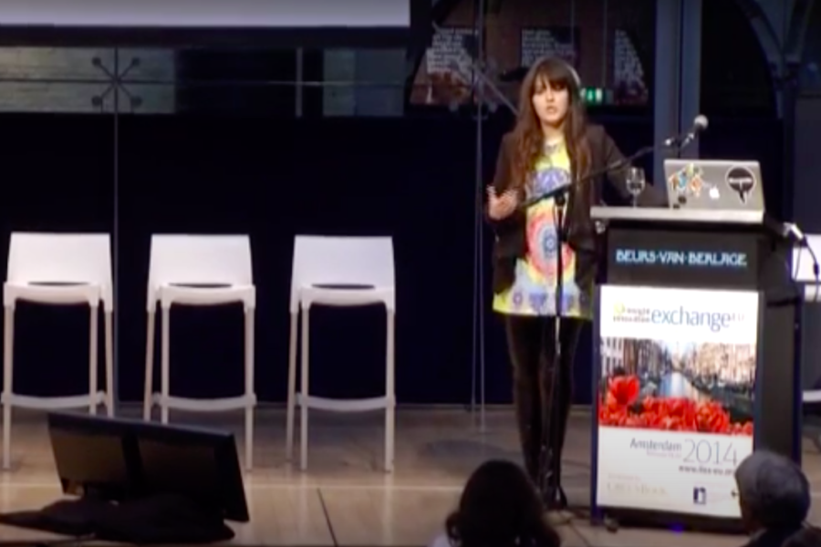 Betty Adamou speaking at the IIeX EU conference 2014