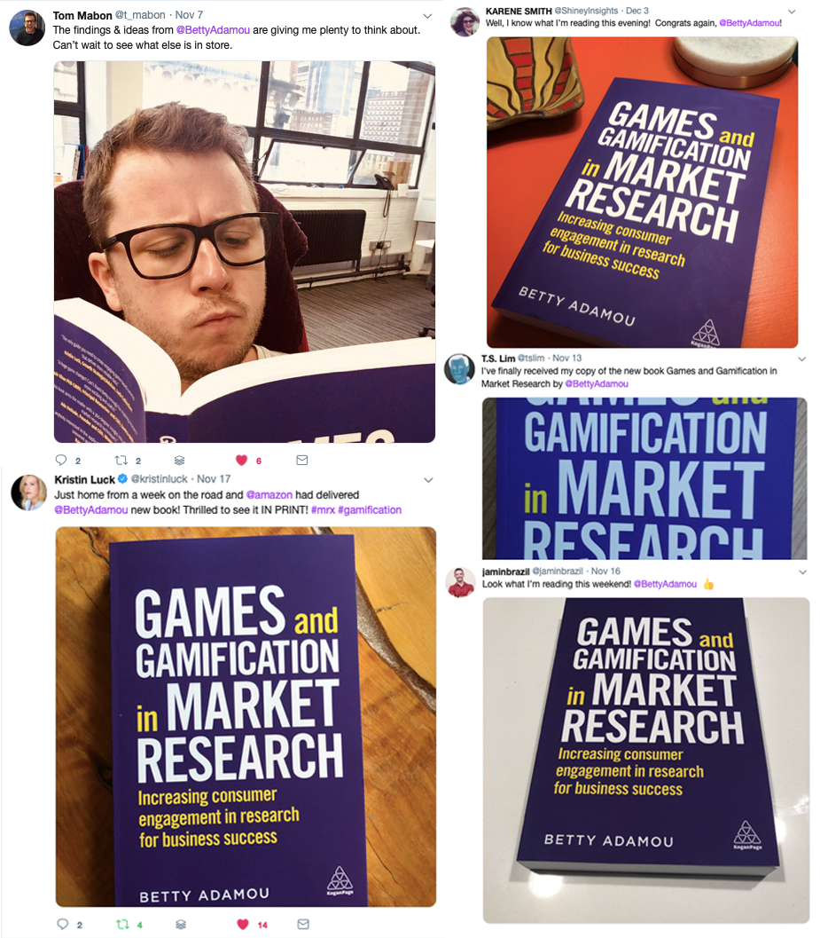 Poster 1 social media posts of Games and Gamification in Market Research