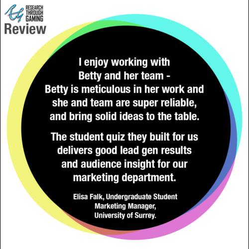 Web V8 Elisa Testimonial Uni of Surrey for Betty RTG