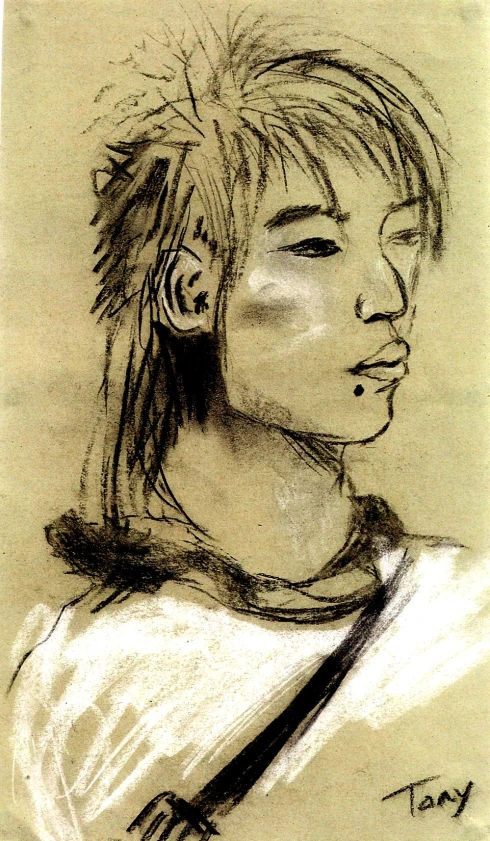 Tony, side view